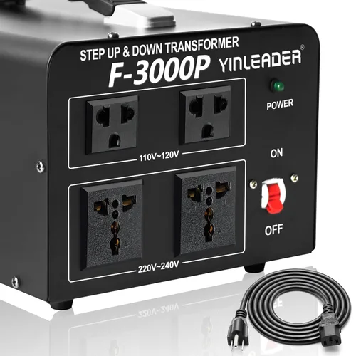 Vista 9 de Yinleader 300W 110V a 220V convertidor de voltaje paso hacia arriba