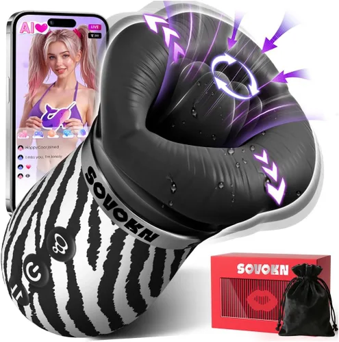 Vista 12 de Vibrador de juguete sexual para adultos para mujeres – Sovokn 5 en 1 vibrador de succión bucal rosa juguete sexual 10 lamiendo la lengua, 3 juguetes