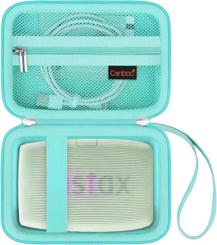 Vista 16 de Canboc Estuche de transporte para Fujifilm Instax Mini Link 3 2 1 Impresora para smartphone, bolsillo de malla para película instantánea y cable