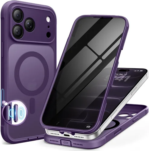 Vista 54 de BERFY for iPhone 12 Pro Max Case, Fit for Magsafe Negro