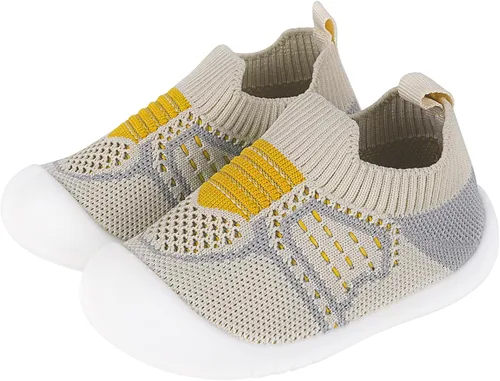 Vista 102 de Zapatos de bebé Pantuflas para niños pequeños, calcetines para niños y niñas, suela antideslizante