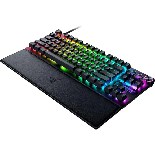 Vista 12 de Razer Huntsman V3 Pro TKL 8KHz Esports Teclado para gaming interruptores ópticos analógicos Gen 2-8000 Hz Pulsador a presión de sondeo - Disparador