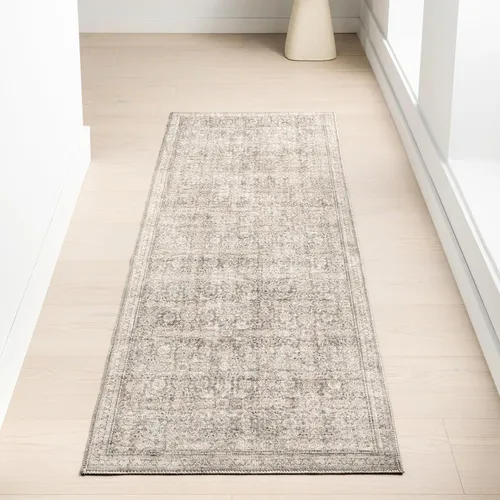 Vista 55 de nuLOOM Aether - Alfombra de área con medallón marrón, 8 x 10 pies Éter Marrón