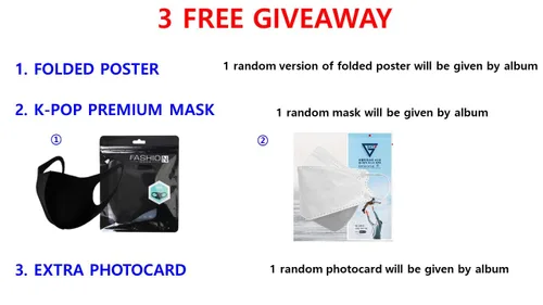 Vista 2 de Bighit BTS Bangtan Boys - MAPA del alma: 7 [3 ver] Álbum+Póster Oficial Plegado+Tarjeta fotográfica extra+Máscara de ídolo KPOP (3 ver)