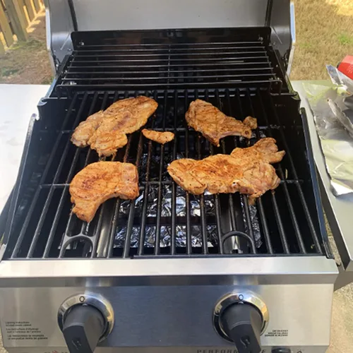 Vista 7 de Rejilla de parrilla de 17 pulgadas para Charbroil Performance 2 quemadores 463630021 463660421 463630422 463660021 Rejilla de cocina para Charbroil