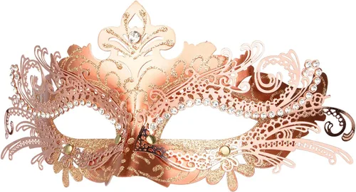 Vista 20 de Hoshin - Máscara para Baile de Máscaras, Decoraciones de Mardi Gras, Máscaras Venecianas para Mujeres