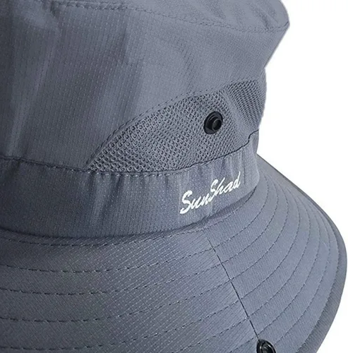 Vista 3 de Gorra FPS 50+ de ala ancha impermeable con protección UV para mujer