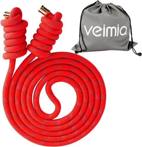 Vista 7 de veimia Cuerda de flujo para fitness, de alto rendimiento, cuerda de entrenamiento de doble tejido, cuerda de salto de flujo ajustable para hombres