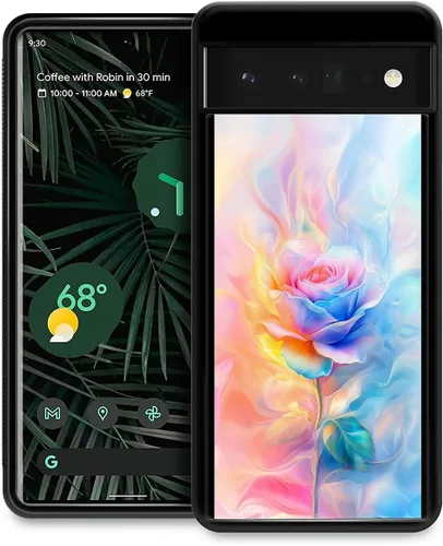 Vista 277 de Compatible con Google Pixel 4A 5G Mobile Case Creative Acrylic Back Panel Silicona Edge Case Slim Protección Especialmente para Google Pixel 4A 5G