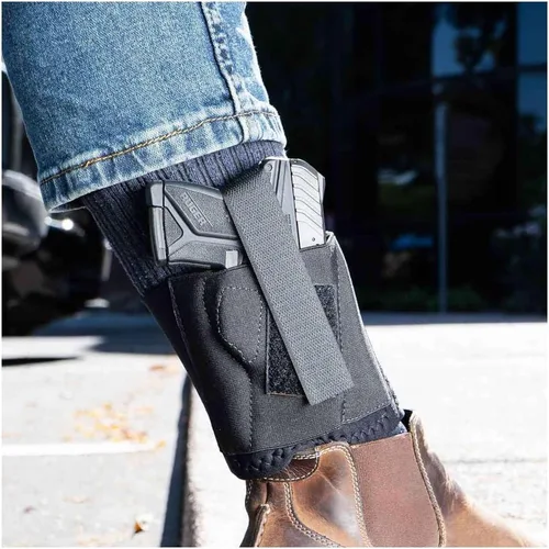 Vista 4 de Galco Cop - Tobillera para Walther PPK, Sig P232, Kahr K9, K40, PM9, PM40, Bersa Thunder .380