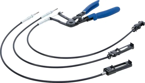 Vista 2 de BGS 9815 Alicates para abrazadera de manguera con cables Bowden intercambiables 25.000-26.378 in