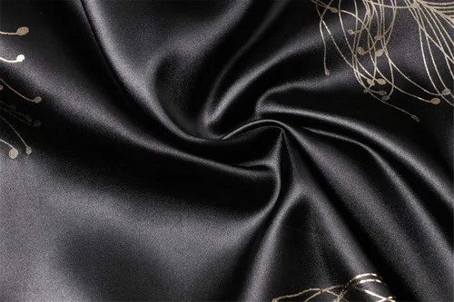 Vista 4 de Mujer FloralEstampado Silky Kimono Albornoces Largo Satén Bata de baño Ropa de dormir Ropa de casa