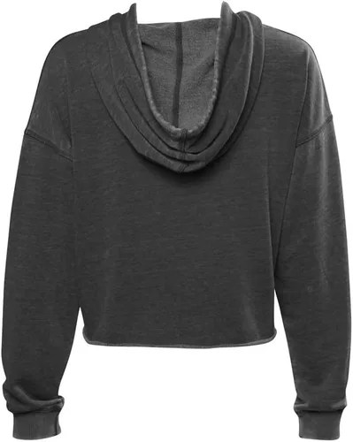 Vista 3 de chicka-d NCAA Campus Sudadera con capucha para mujer Carbón vegetal