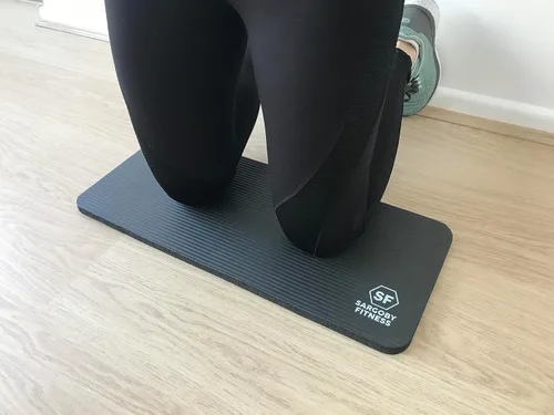 Vista 2 de Rodilleras de yoga de 0.6 pulgadas de grosor para Pilates Yoga Rodilleras Cojín para proporcionar apoyo a la rodillera, codos, antebrazos y muñecas