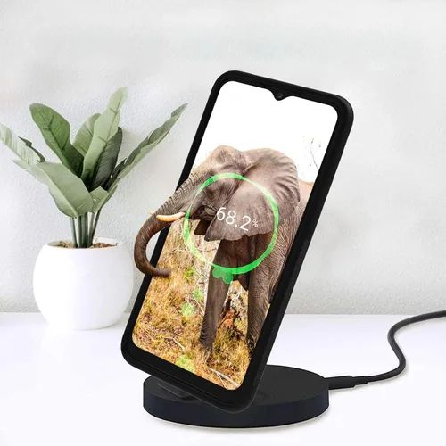 Vista 6 de for Samsung Galaxy A17 5G Phone Case 6.7" with Screen Protector Slim Tempered Glass Back Cover A Purple Cat Design Shockproof Protective Case for
