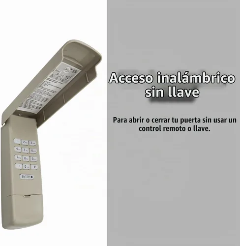 Vista 5 de para Teclado de Apertura de Garaje 877LM, Compatible con Apertura Craftsman/Liftmaster/Chamberlain Producido desde 1993, Entrada Inalámbrica sin