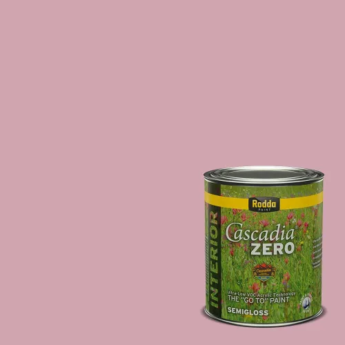 Vista 156 de Rodda Paint CASCADIA ZERO - Pintura satinada e imprimación para interiores en uno, 1 galón, Lady Flower Flor de señora