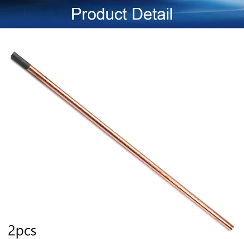 Vista 4 de Bettomshin Cobre recubierto de carbono 0.236x13.976 in carbono Gouging Varillas Copperclad Electrodos 2 unids