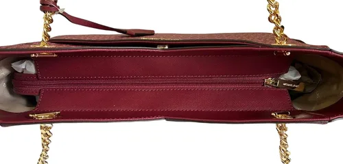 Vista 7 de Michael Kors Jet Set - Bolso de hombro con cadena grande de viaje Mulberry Multi Mulberry Multi