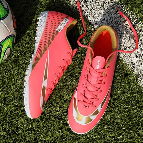 Vista 3 de HaloTeam Zapatos de fútbol para hombre botas de fútbol profesionales de alta calidad transpirables para interiores y exteriores TFAG