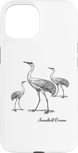 Vista 6 de Sandhill Crane Bird Ornithology Case for iPhone 17