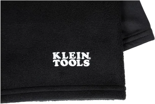 Vista 9 de Klein Tools 60466 - Polaina de calentamiento para cuello y cara, media banda de doble capa, color negro, talla única