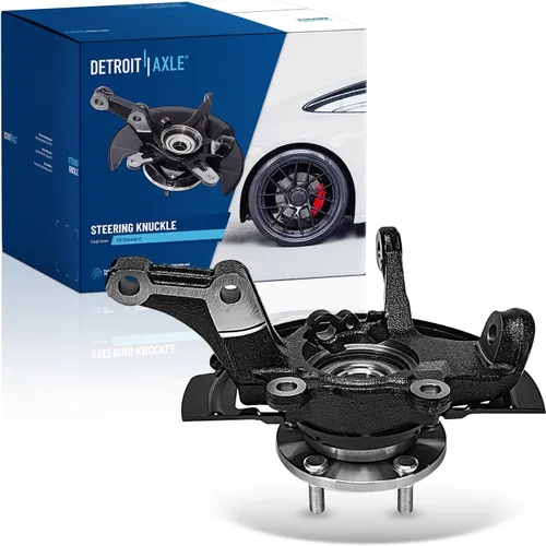 Vista 50 de Detroit Axle - Kit de nudillos traseros izquierdo FWD para Hyundai Santa Fe 2007-2009 Veracruz 2007-2012, reemplazo del conjunto de cojinete