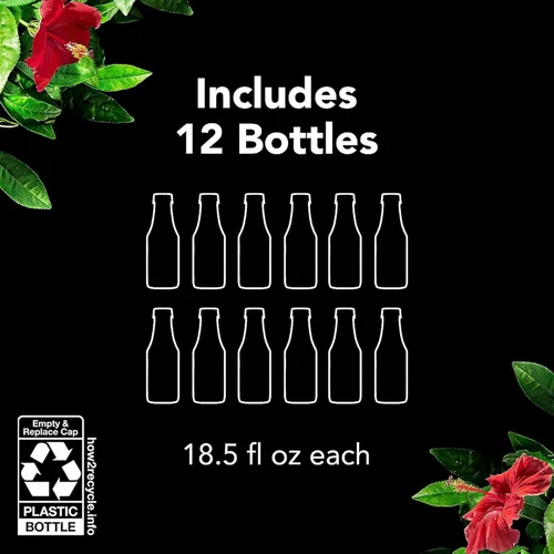 Vista 3 de Pure Leaf Té helado, té dulce sin azúcar, botellas de 18.5 onzas líquidas (paquete de 12)