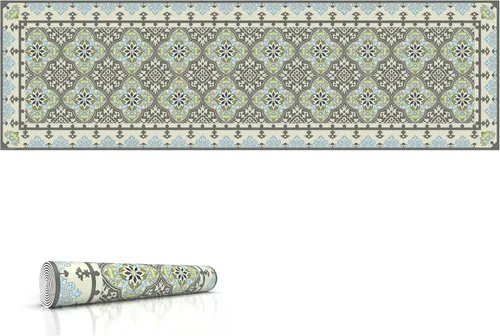 Vista 22 de Salvamanteles resistentes al calor, 32 x 10 pulgadas, protege los muebles y la encimera de platos calientes y arañazos, diseño único de un artista