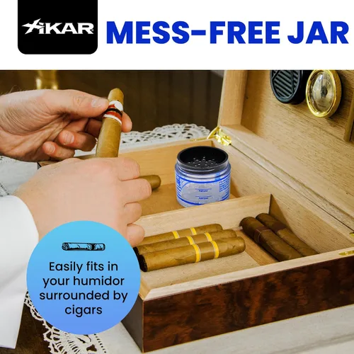 Vista 5 de Xikar xi809 Jarra humidificadora de cristal, de 2 oz