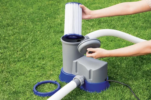 Vista 2 de Bestway - Cartucho de filtro de piscina tipo III A/C para bomba de 530 a 1500 GPH, cartucho de repuesto para filtro de papel para piscina sobre