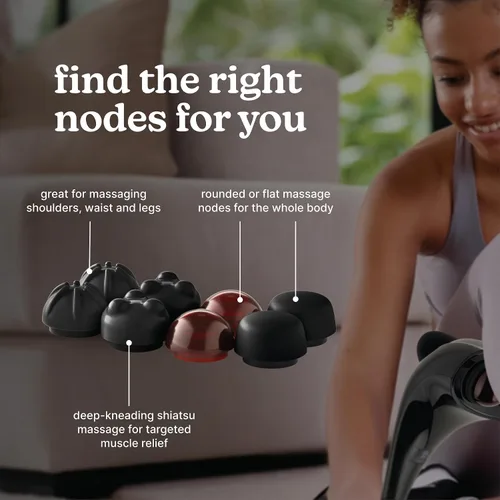 Vista 4 de HoMedics Masajeador de doble nodo Twin Percussion Pro con calor