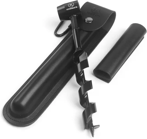 Vista 10 de Kosibate Bushcraft Gear, Llave de Barrena Manual para Facilitar la Perforación de Madera - Llave de Colonos y Herramientas de Bushcraft Perfectas