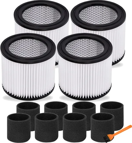 Vista 8 de Filtro de repuesto para aspiradora HEPA compatible con Shop-Vac 90398, 903-98, 9039800, 903-98-00 Hangup Filtro de cartucho de repuesto