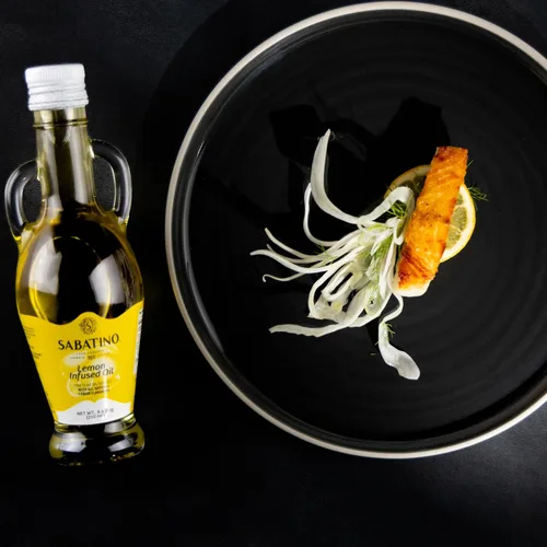 Vista 2 de Sabatino - Aceite de oliva con infusión de limón, 8.5 onzas (paquete de 1)