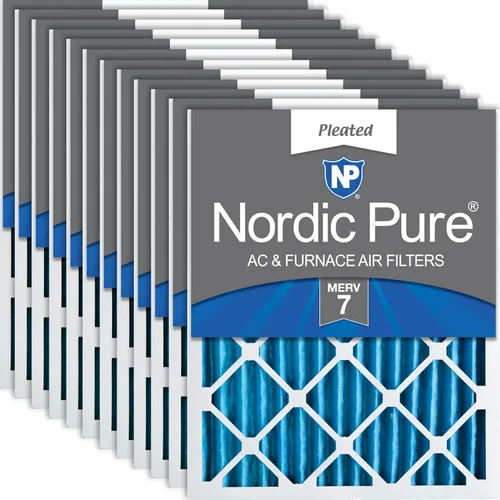 Vista 33 de Nordic Pure Filtros de aire MERV 7 plisados de 14 x 20 x 2 (13 1/2 x 19 1/2 x 1 3/4), paquete de 3 filtros de aire plisados MERV 7