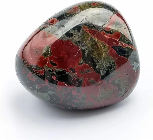 Vista 52 de Piedras de cristal de amatista pulidas - 1 pieza de 1.2" Piedra de preocupación para ansiedad, piedra de palma de bolsillo super grande, piedras