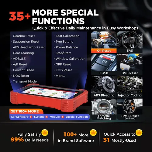 Vista 4 de LAUNCH X431 CRP919XBT OBD2 escáner, herramienta de escaneo bidireccional inalámbrico 2026 con codificación ECU, más de 35 servicios, diagnóstico