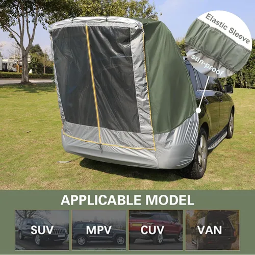 Vista 3 de SUV Tailgate Tent with Tailgate Accessories Awnings & Shelters, Hatchback Tent,UPF 50++ with Portable Waterproof Storage Bag for Any