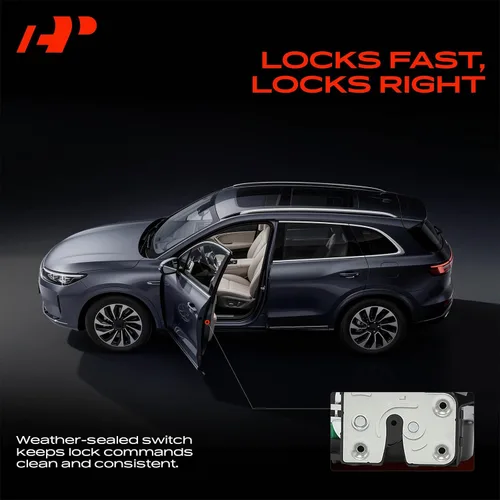 Vista 3 de A-Premium Actuador de bloqueo de puerta delantera izquierda del lado del conductor compatible con Hyundai Accent 2012-2017, conector de 5 pines