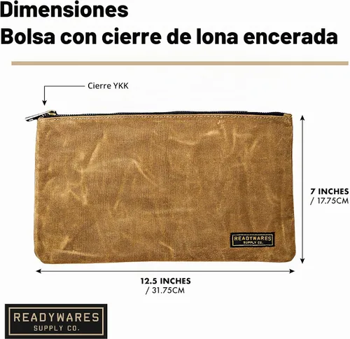 Vista 2 de Readywares bolsas de herramientas con cierre de lona encerada 4