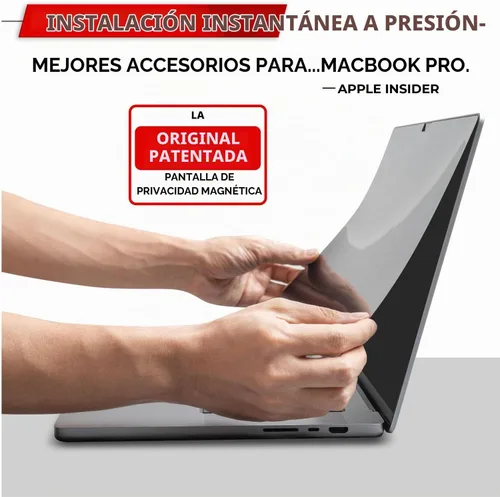 Vista 3 de SightPro Pantalla magnética de privacidad para MacBook Neo de 13 pulgadas (2026, A18 Pro), protector y protector de filtro de privacidad extraíble