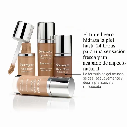 Vista 2 de Tinte líquido de maquillaje hidro aumentador Neutrogena, 1 onza líquida