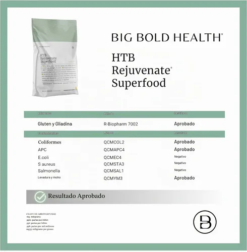 Vista 6 de BIG BOLD HEALTH HTB Rejuvenate Superfood Proteína en polvo a base de plantas Trigo sarraceno tartario del Himalaya con polifenoles y 0.60 oz