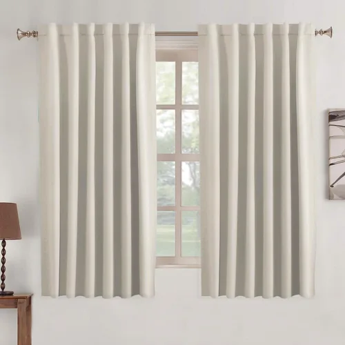 Vista 107 de Turquoize Cortinas Opacas con Aislamiento Térmico Paneles de Tratamiento de Ventanas con Bolsillo para Barra Paneles de Ventana para Ventanas
