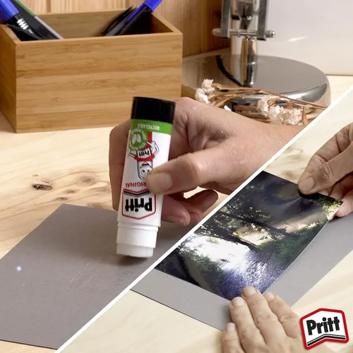 Vista 7 de Pritt Pegamento en barra, seguro y apto para niños, para actividades de artes y manualidades, adhesivo de sujeción fuerte para suministros escolares