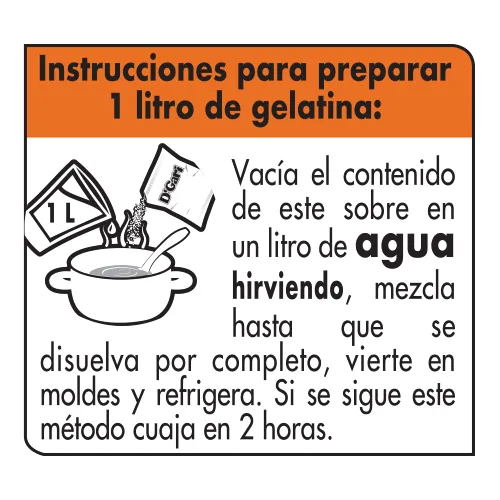 Vista 5 de D'Gari Postre de gelatina -Cristalina 5 pack (CRISTALINA)
