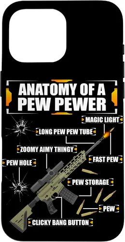 Vista 19 de Anatomy of a Pew Pewer - Carcasa para iPhone 17