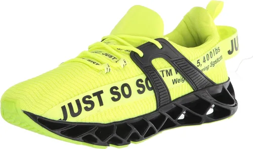 Vista 8 de UMYOGO - Tenis para hombre, atléticos, con suela estilo hoja, para correr, caminar, jugar al tenis, a la moda 1 gris