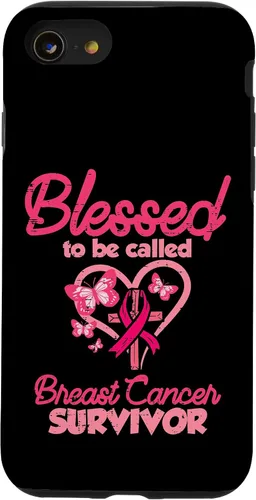 Vista 18 de Blessed Breast Cancer Survivor Awareness Christian Women Case for iPhone 17